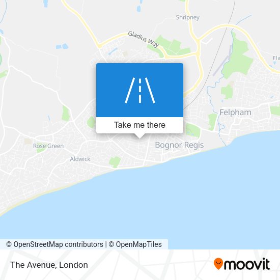 The Avenue map
