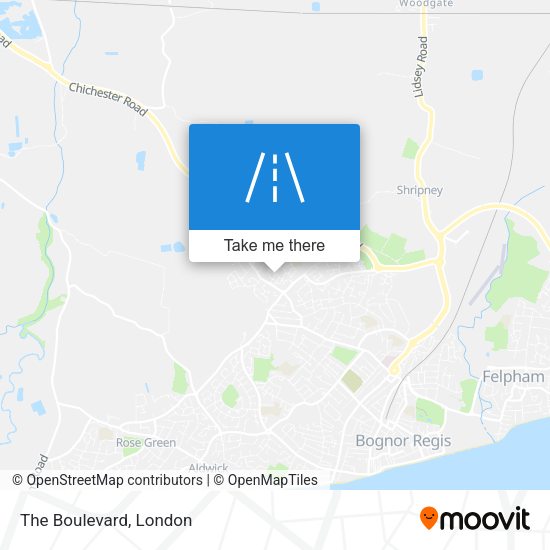 The Boulevard map