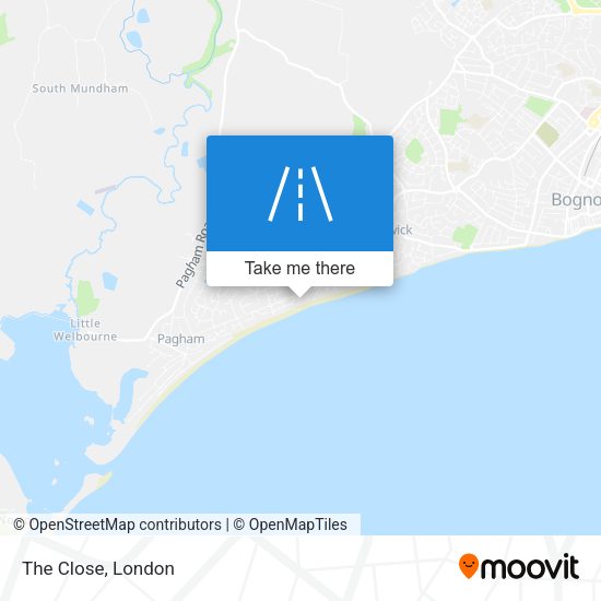The Close map