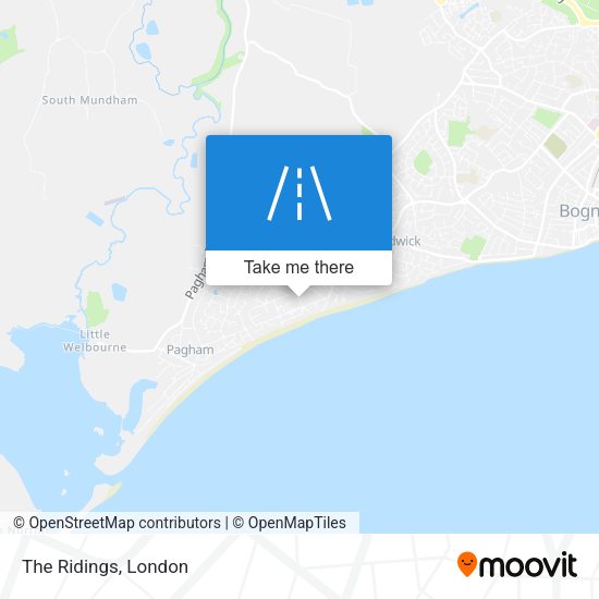 The Ridings map