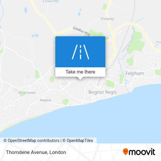 Thorndene Avenue map