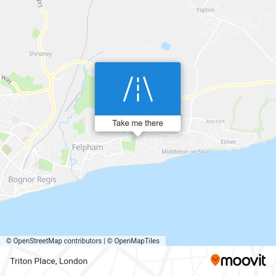Triton Place map