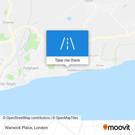 Warwick Place map