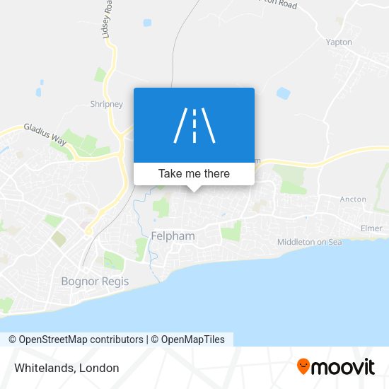 Whitelands map