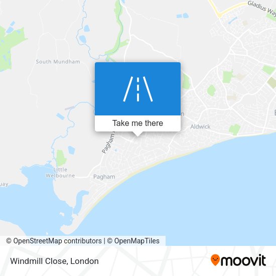 Windmill Close map