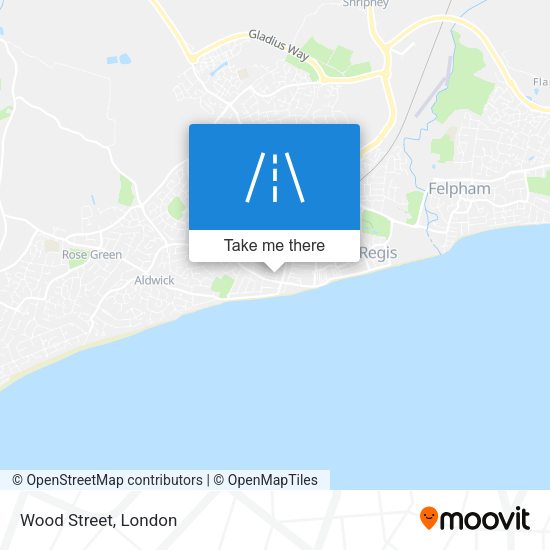 Wood Street map