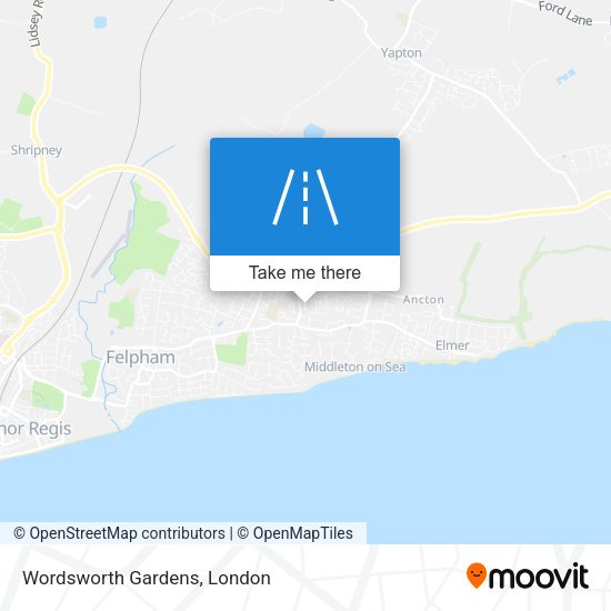 Wordsworth Gardens map