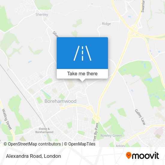 Alexandra Road map