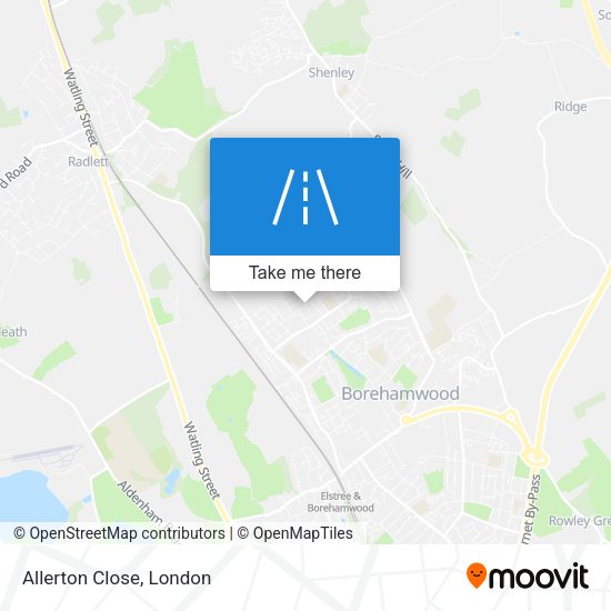 Allerton Close map
