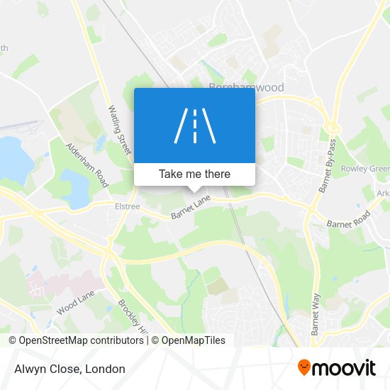 Alwyn Close map