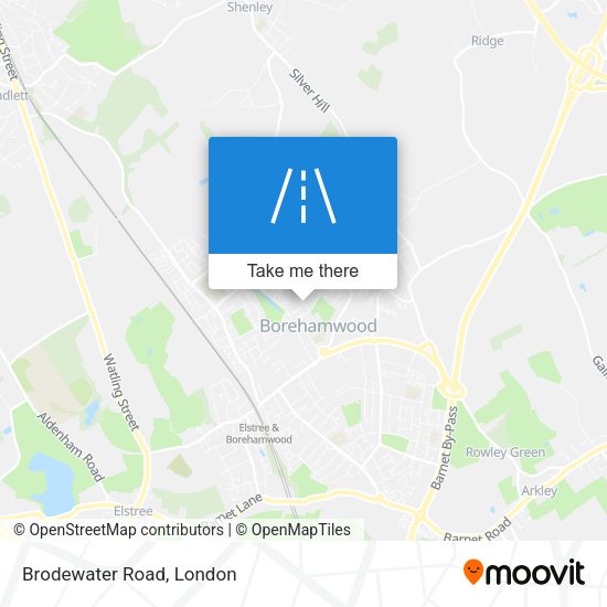 Brodewater Road map