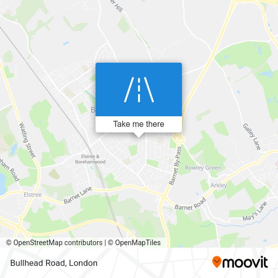 Bullhead Road map