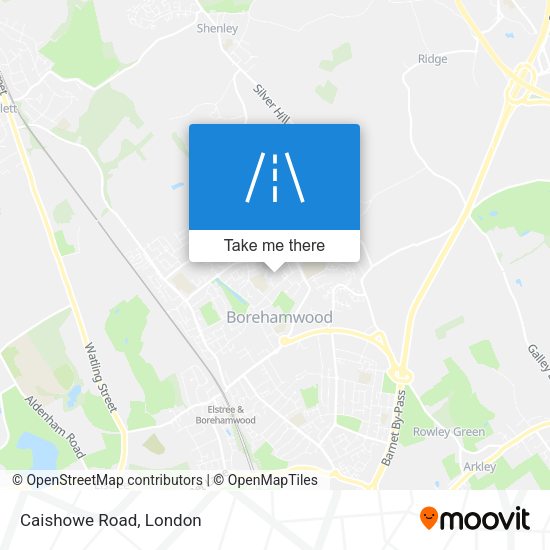 Caishowe Road map