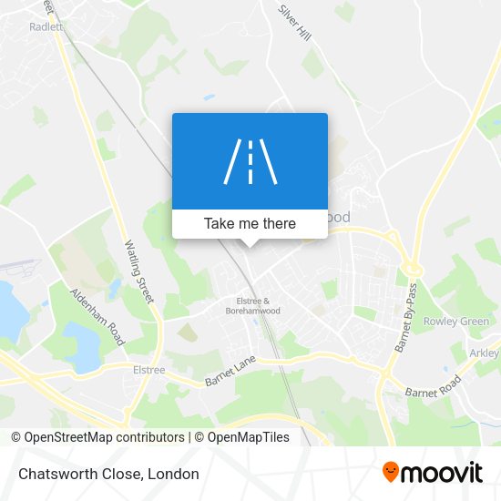 Chatsworth Close map