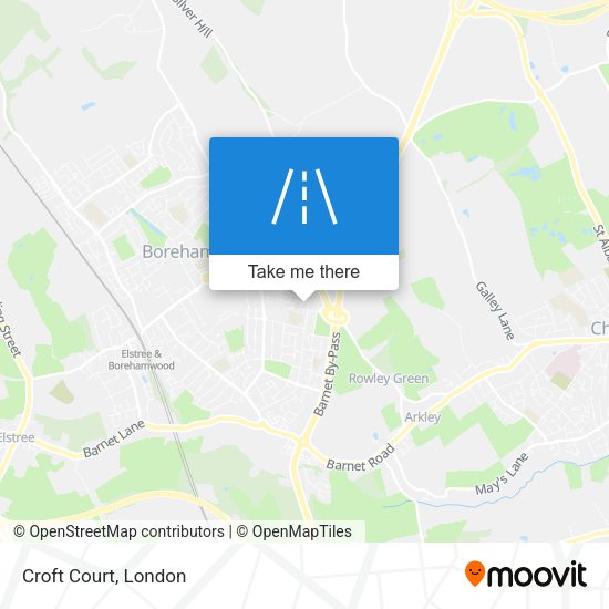 Croft Court map