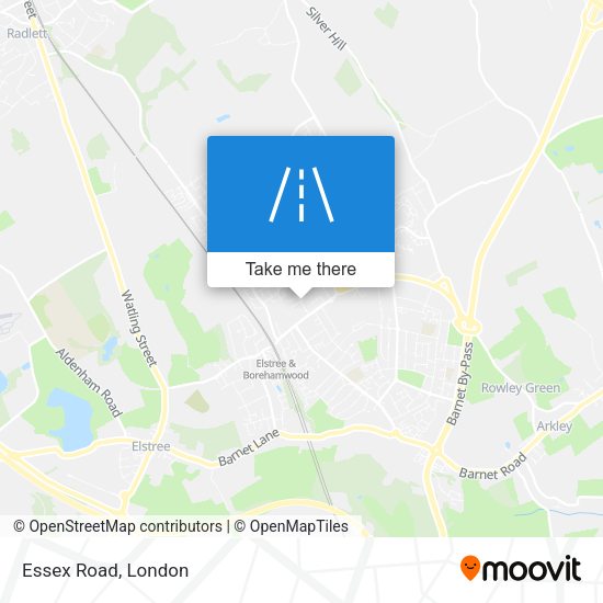 Essex Road map