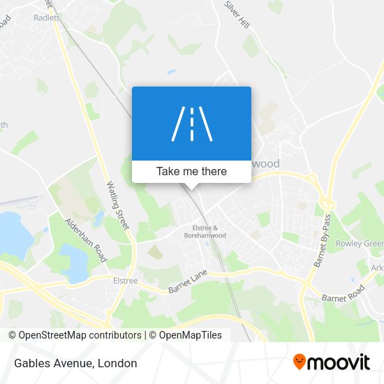 Gables Avenue map