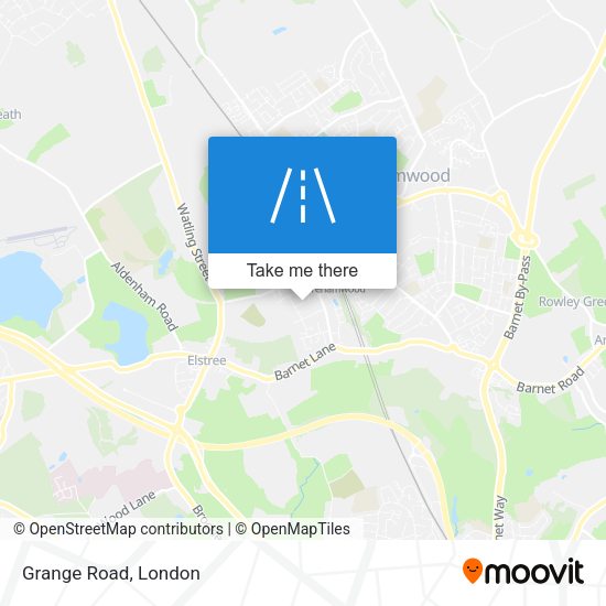 Grange Road map