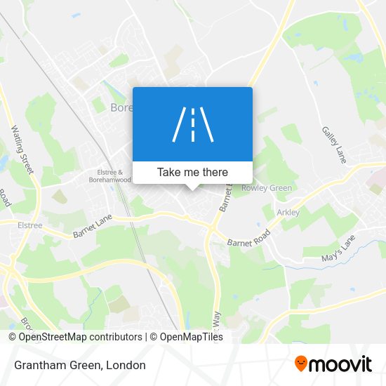 Grantham Green map