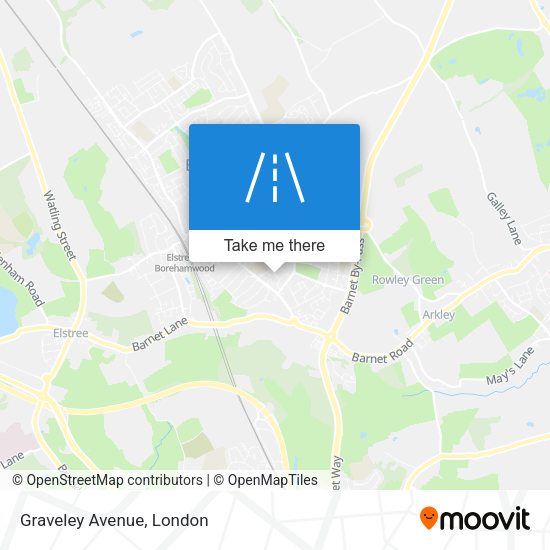 Graveley Avenue map