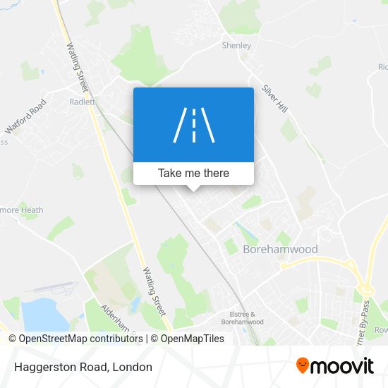 Haggerston Road map
