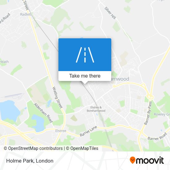 Holme Park map