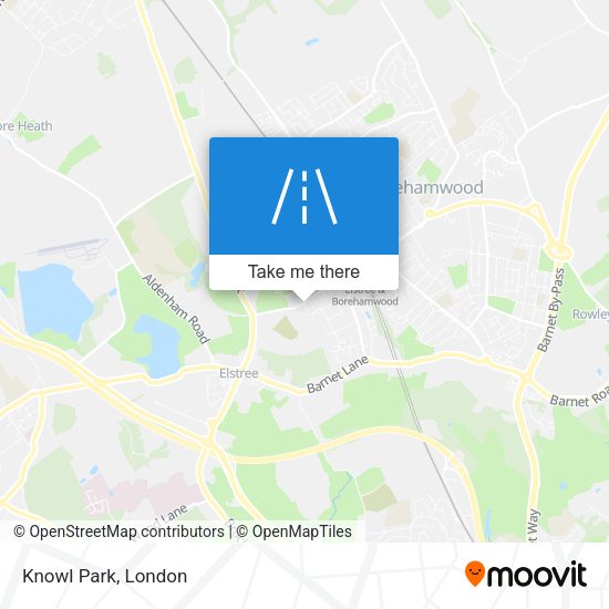 Knowl Park map