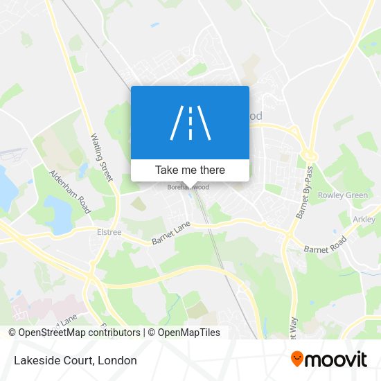 Lakeside Court map