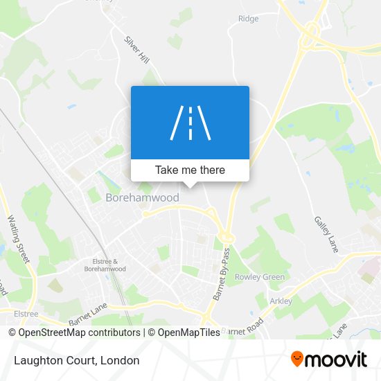 Laughton Court map