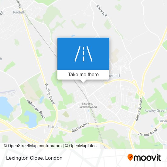 Lexington Close map