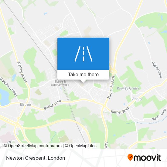 Newton Crescent map