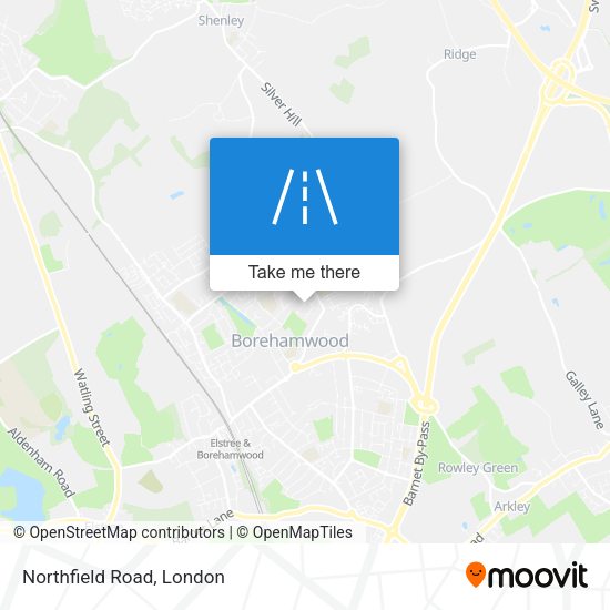 Northfield Road map