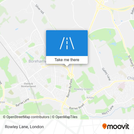 Rowley Lane map