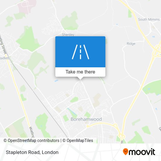 Stapleton Road map