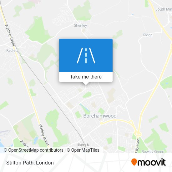 Stilton Path map