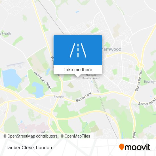 Tauber Close map