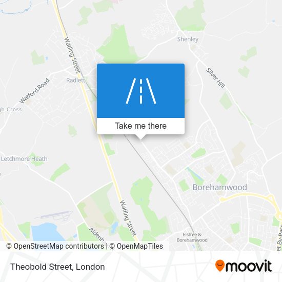 Theobold Street map