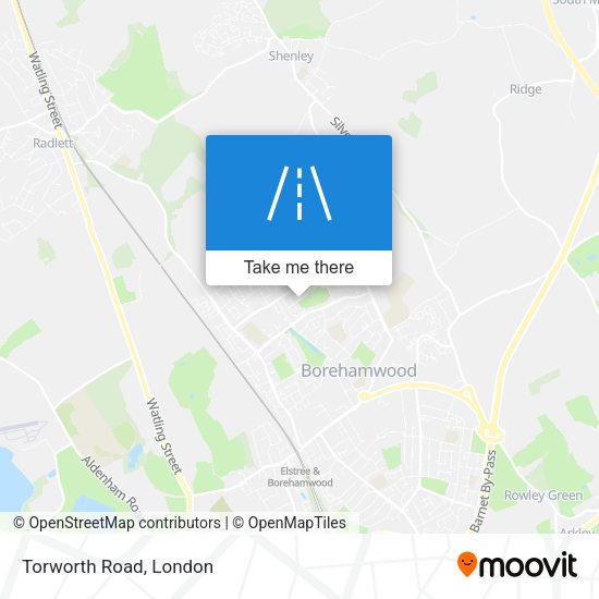 Torworth Road map