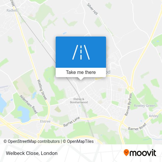 Welbeck Close map