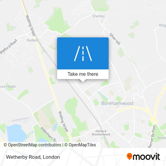 Wetherby Road map