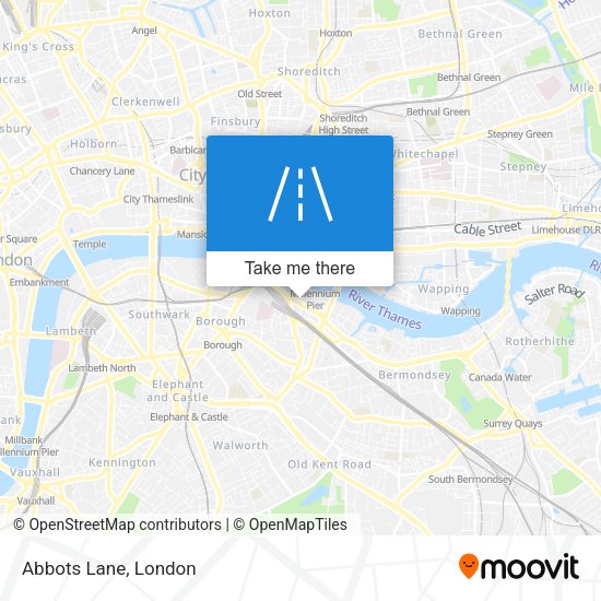 Abbots Lane map
