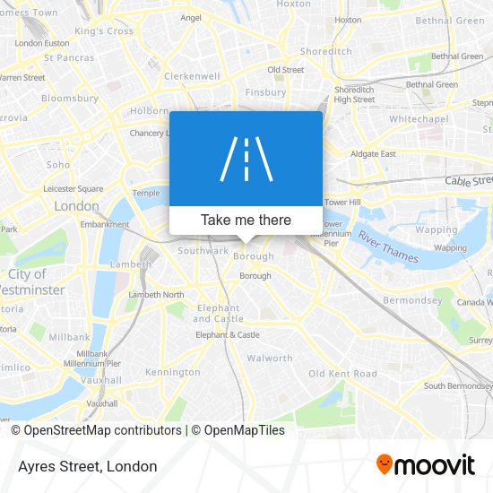 Ayres Street map