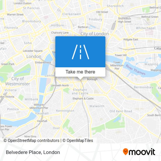 Belvedere Place map