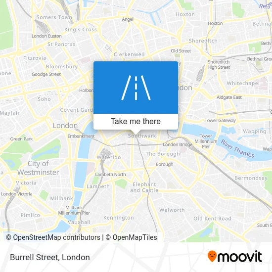How to get to Burrell Street, Borough by bus, Tube, train or DLR?