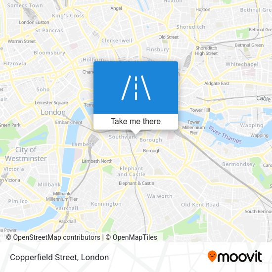 Copperfield Street map