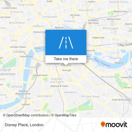 Disney Place map