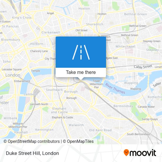 Duke Street Hill map