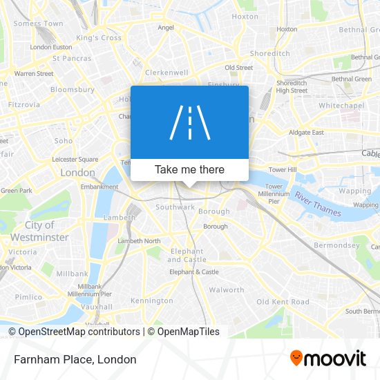 Farnham Place map