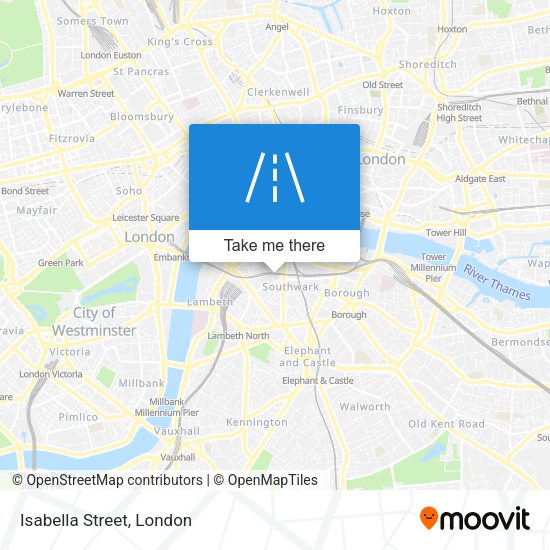 Isabella Street map