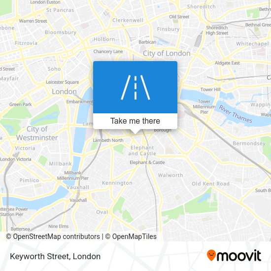 Keyworth Street map